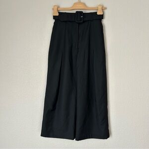 Self- Portrait Belted Culotte Crepe Trousers